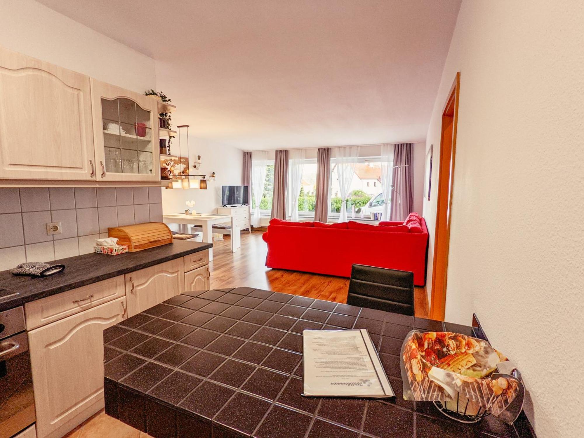 W4 - Urlaubsmagie- Pool, Terrasse, Barbecue Apartment Lichtenhain  Exterior photo